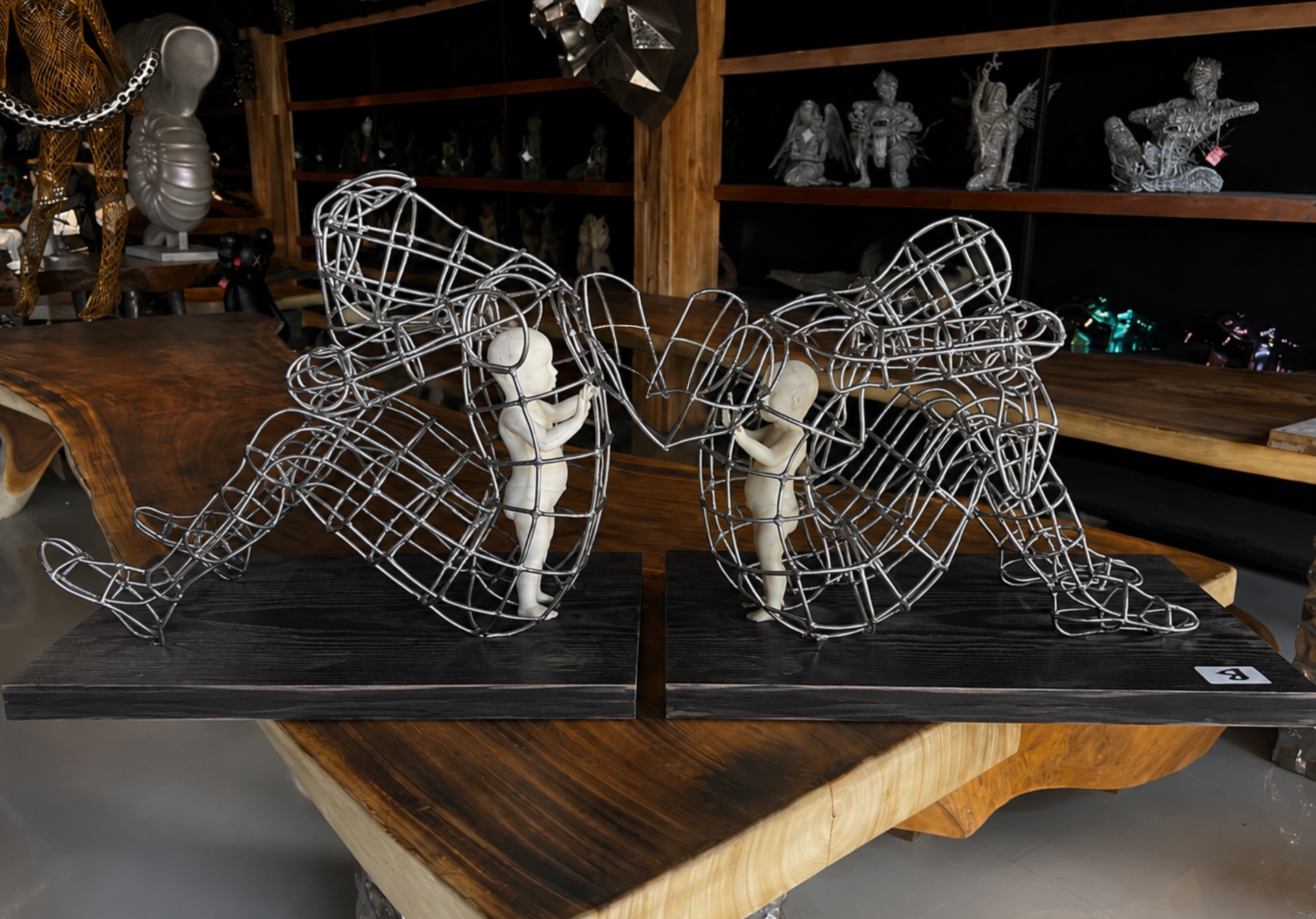Real Love sculpture pair