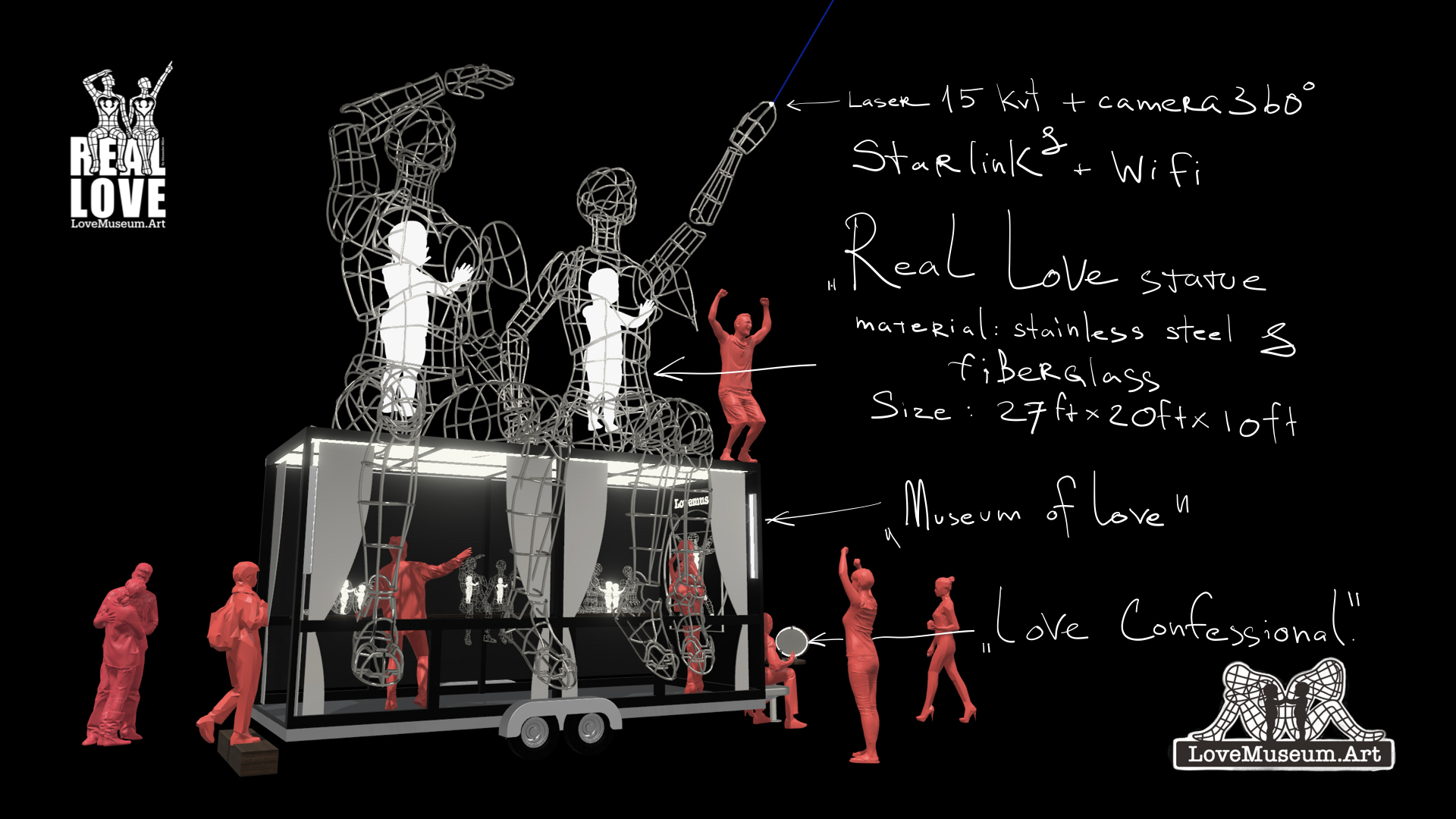 REAL LOVE — THE STATUE